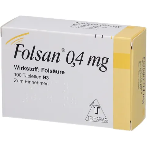 Folsan 0,4 mg Tabletten – 01246766 – Bild 1