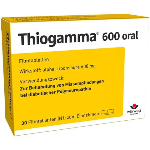 Thiogamma 600 oral – 04972007 – Bild 1
