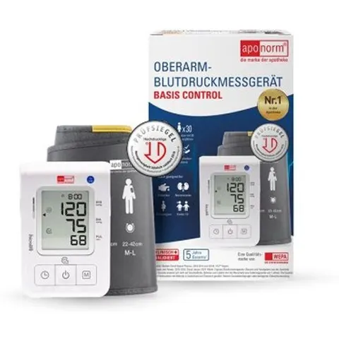 Aponorm Blutdruck Messgerät Basis Control Oberarm – Bild 1