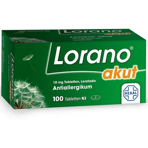 Lorano® akut 10 mg Tabletten – 07224435 – Bild 1
