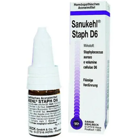 Sanukehl Staph D 6 Tropfen 10 ml – Bild 1