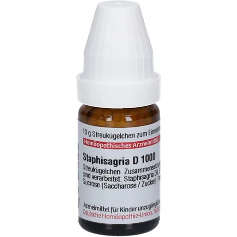 DHU Staphisagria D1000 Globuli – Bild 1