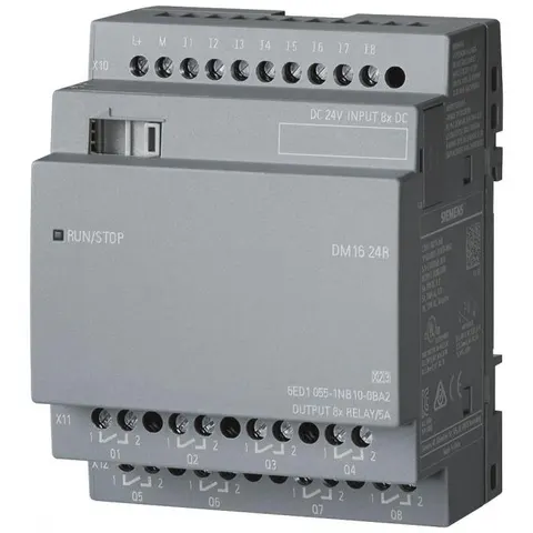 Siemens LOGO PLC digitale in- en uitgangsmodule - 6ED10551NB100BA2 - E35RK – afbeelding 1