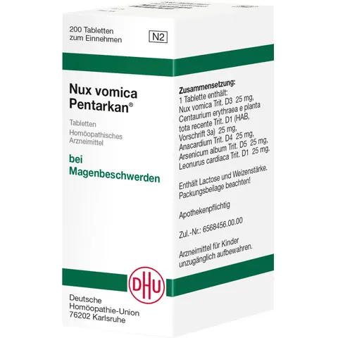 DHU Nux Vomica Pentarkan Tabletten – Bild 1