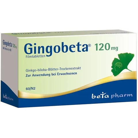 Gingobeta 120 mg Filmtabletten – 12461663 – Bild 1