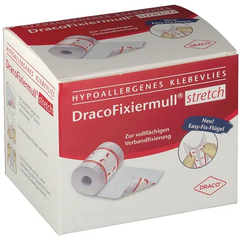 Dracofixiermull stretch 10 cmx2 m 1 St Pflaster – Bild 1