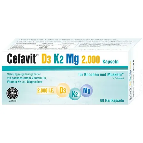 Cefavit D3 K2 Mg Hartkapseln – Bild 1