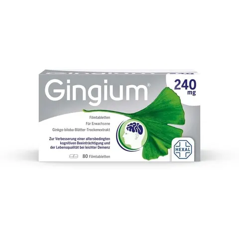 Gingium® 240 mg Filmtabletten – 14171107 – Bild 1