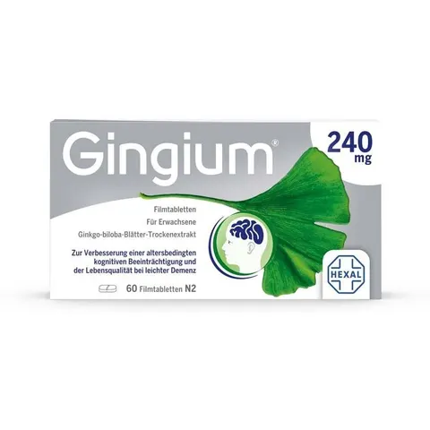 Gingium® 240 mg Filmtabletten – 14171219 – Bild 1