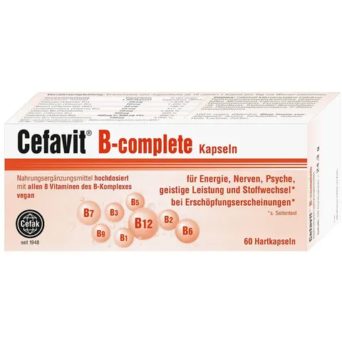 Cefavit B complete Hartkapseln – Bild 1
