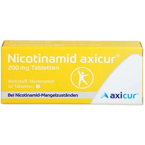 Nicotinamid Axicur 200 Mg Tabletten – 17620480 – Bild 1
