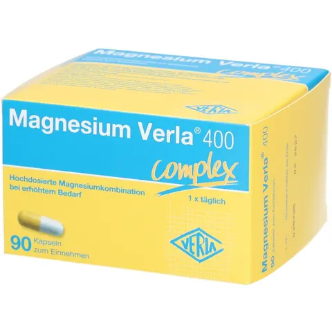 Magnesium Verla 400 Kapseln 90 St – Bild 1