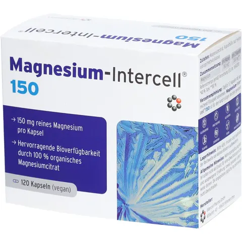 Intercell-Pharma GmbH MAGNESIUM-INTERCELL 150 Kapseln 120 St. (127,8 g) – Bild 1