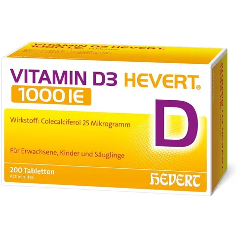 Vitamin D3 Hevert 1000 IU (200 pcs) – Bild 1