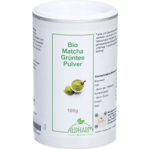 Bio Matcha Grünteepulver Allpharm – Bild 1