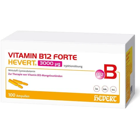 Vitamin B12 forte Hevert 3000 µg Ampullen – Bild 1