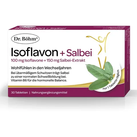 Dr. Böhm Isoflavon + Salbei Tabletten – Bild 1
