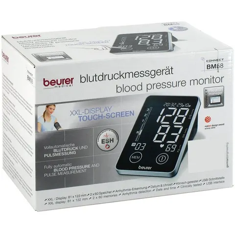 Beurer Bm58 Blutdruckmessgerät – schwarz – Bild 1