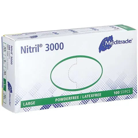 Nitril 3000 Unt.handschuhe unsteril L 100stk – Bild 1