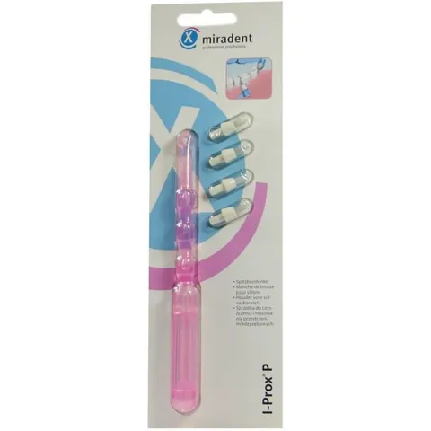Miradent Spitzbürsten-kit I-prox P pink trans. – Bild 1
