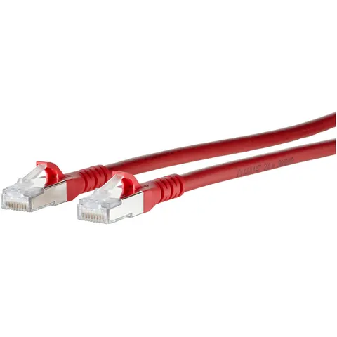 BTR NETCOM - Cat6A netwerkkabel - Rood - 1 meter – afbeelding 1