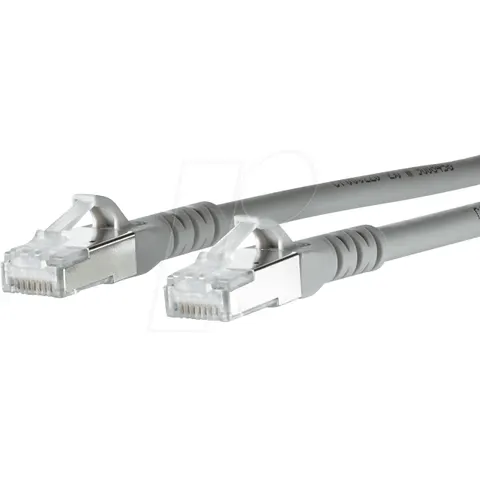 Metz Connect Patchkabel S/FTP Cat.6A 30m gr schwarz (130845C033-E) – Bild 1