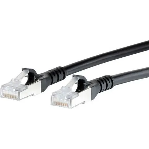 BTR NETCOM - Cat6A netwerkkabel - Zwart - 7 meter – afbeelding 1