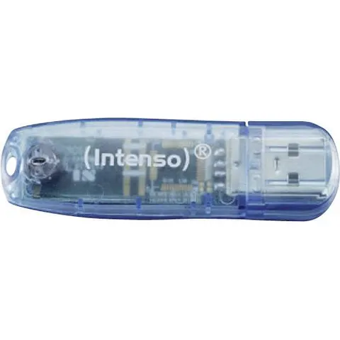 Pendrive USB 2.0 4GB Rainbow Line - INTENSO – imagen 1
