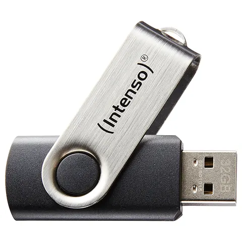 Intenso USB-Stick Basic Line 8 GB – Schwarz – Bild 1