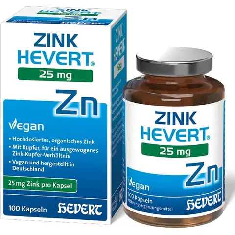 Zink Hevert 25 Mg Kapseln – Bild 1