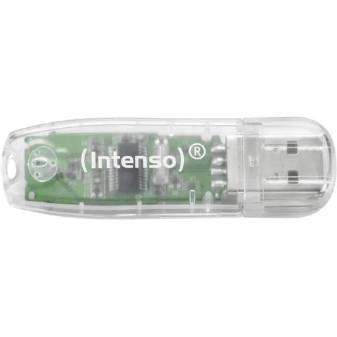 Intenso Rainbow Line 32GB - Transparent – Bild 1
