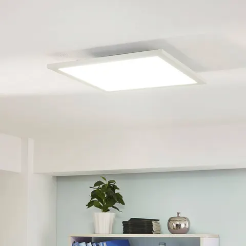 LED Panel Lysander Arcchio, dimmable, White / opal, Workroom / Office, Aluminium, Modern, LED Panel – image 1