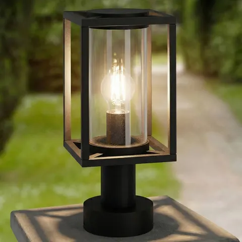 Pillar Light Ferda Lucande, dimmable, Black, Aluminium, Modern, Pillar Light – image 1