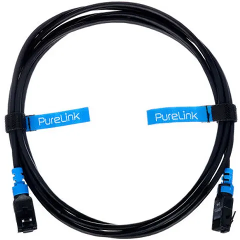 PureLink FI-PC100-020 Cat.6a Cable 2.0m Schwarz – Bild 1
