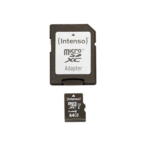 Intenso 64GB microSDXC, 64 GB, MicroSDXC, Clase 10, UHS – imagen 1