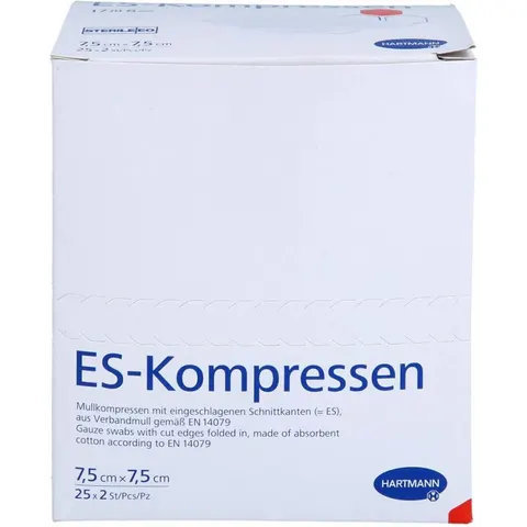 Es-kompressen Steril 7,5x7,5 Cm 8fach – Bild 1