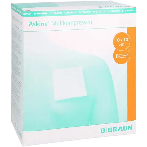 Askina Mullkompressen 10x10 cm steril – Bild 1