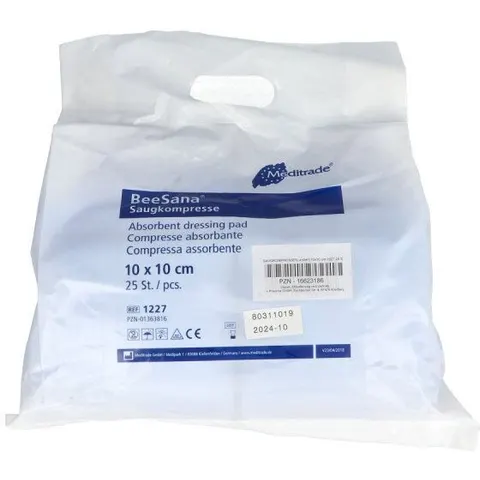 Saugkompressen unsteril 10x10 cm 1227 – Bild 1