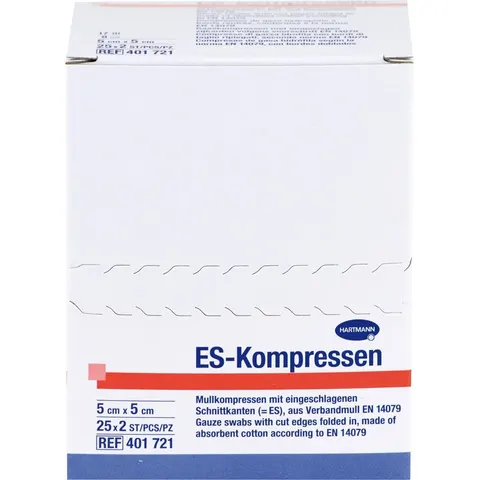 Es-kompressen steril 5x5 cm 8fach Cpc – Bild 1
