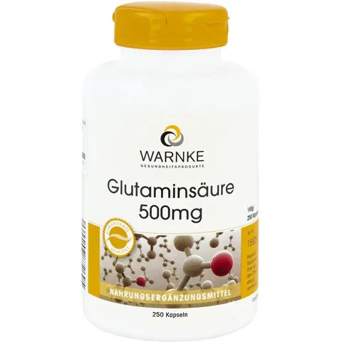 WARNKE Glutaminsäure 500 mg Kapseln 250 St – Bild 1