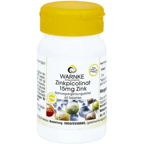 Zinkpicolinat 15 mg Zink Tabletten – Bild 1