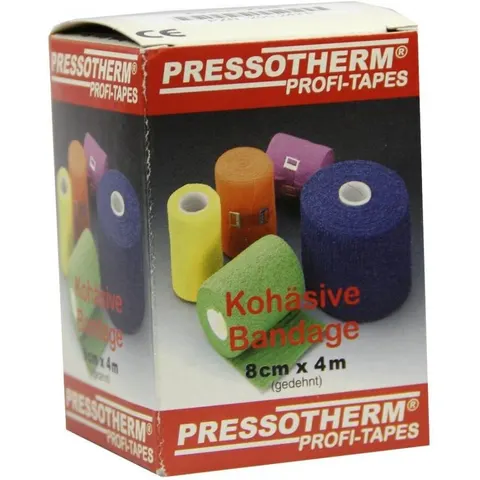 Pressotherm Kohäsive Bandage 8cmx4m rot – Bild 1