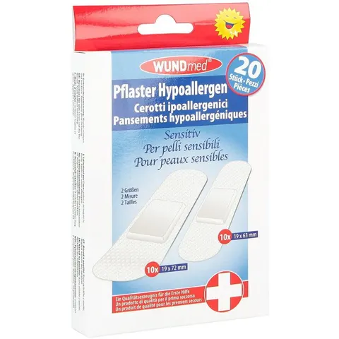 Pflaster hypoallergen sensitiv transparent 2 Gröss – Bild 1