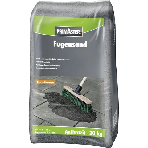 Primaster Fugensand unkrauthemmend 20 kg anthrazit – Bild 1
