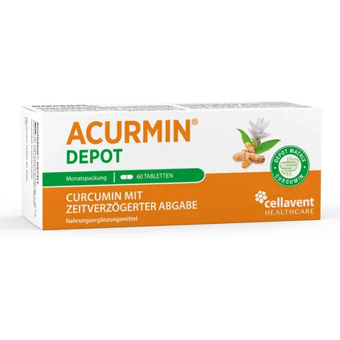 Acurmin Depot magensaftresistente Tabletten 60 St magensaftresistent – Bild 1