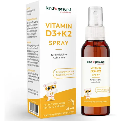 Kindgesund Vitamin D3 K2 Spray 25 ml – Bild 1