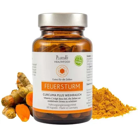 PlantaVis Curcuma plus Weihrauch Kapseln – Bild 1