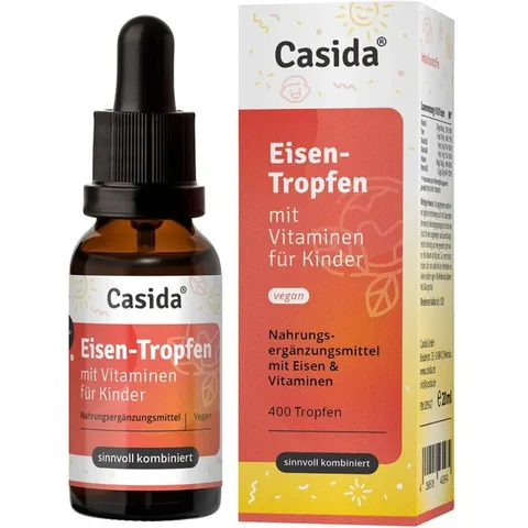 Casida Eisen Tropfen Kinder mit Vitaminen – Bild 1