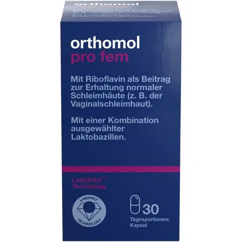 Orthomol Pro Fem Kapseln – Bild 1