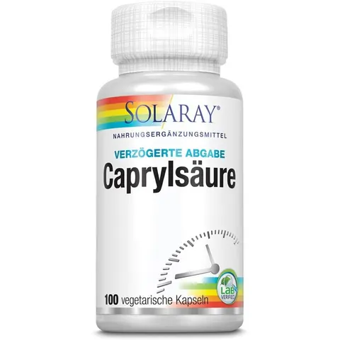 Solray Caprylsäure Solaray Kapseln 100 St – Bild 1